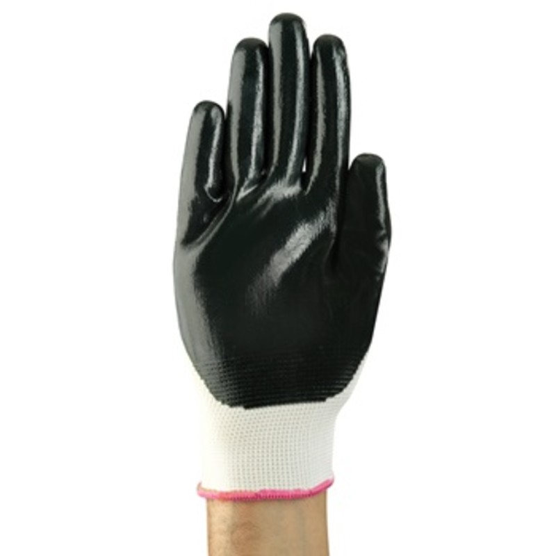 Ansell HyFlex 11944 Nitrile Palm Nylon Gloves Gloves.co.uk